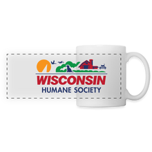 Load image into Gallery viewer, WHS License Plate Panoramic Mug - white