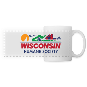 WHS License Plate Panoramic Mug - white