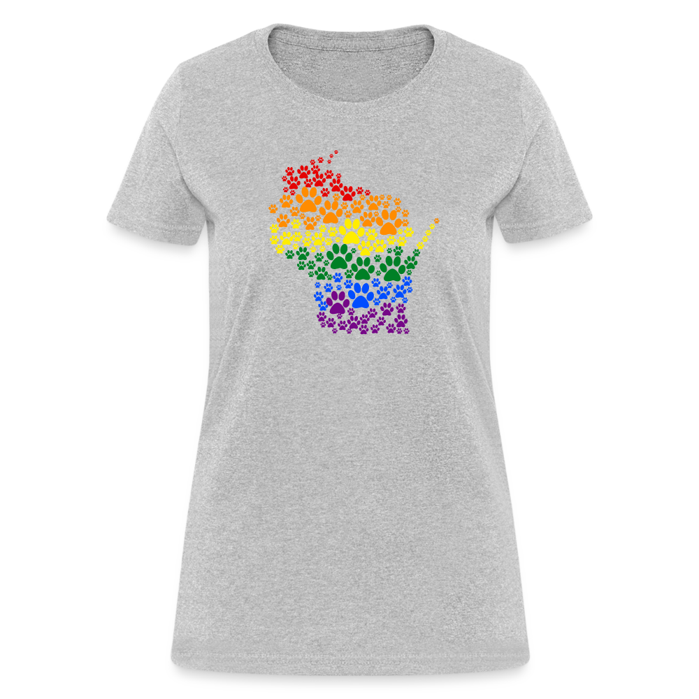 Pride Paws Classic T-Shirt - heather gray