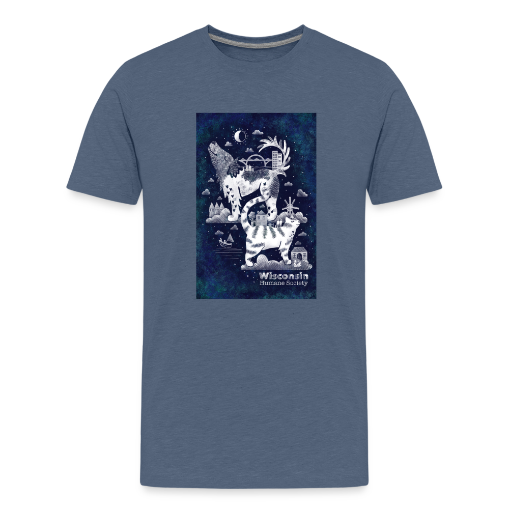 WHS x Light the Hoan Kids' Premium T-Shirt - heather blue