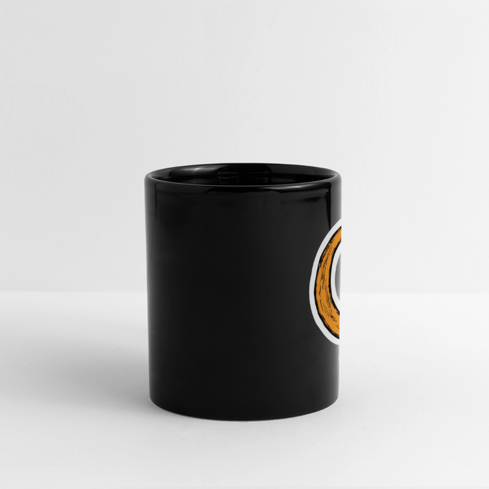 Moon Cat Mug - black