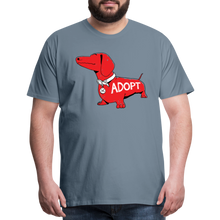 Load image into Gallery viewer, &quot;Big Red Dog&quot; Classic Premium T-Shirt - steel blue