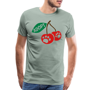 Door County Cherries Classic Premium T-Shirt - steel green