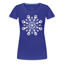 Load image into Gallery viewer, Paw Snowflake Premium T-Shirt - royal blue