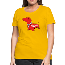 Load image into Gallery viewer, &quot;Big Red Dog&quot; Contoured Premium T-Shirt - sun yellow