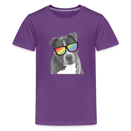 Pride Dog Kids' Premium T-Shirt - purple