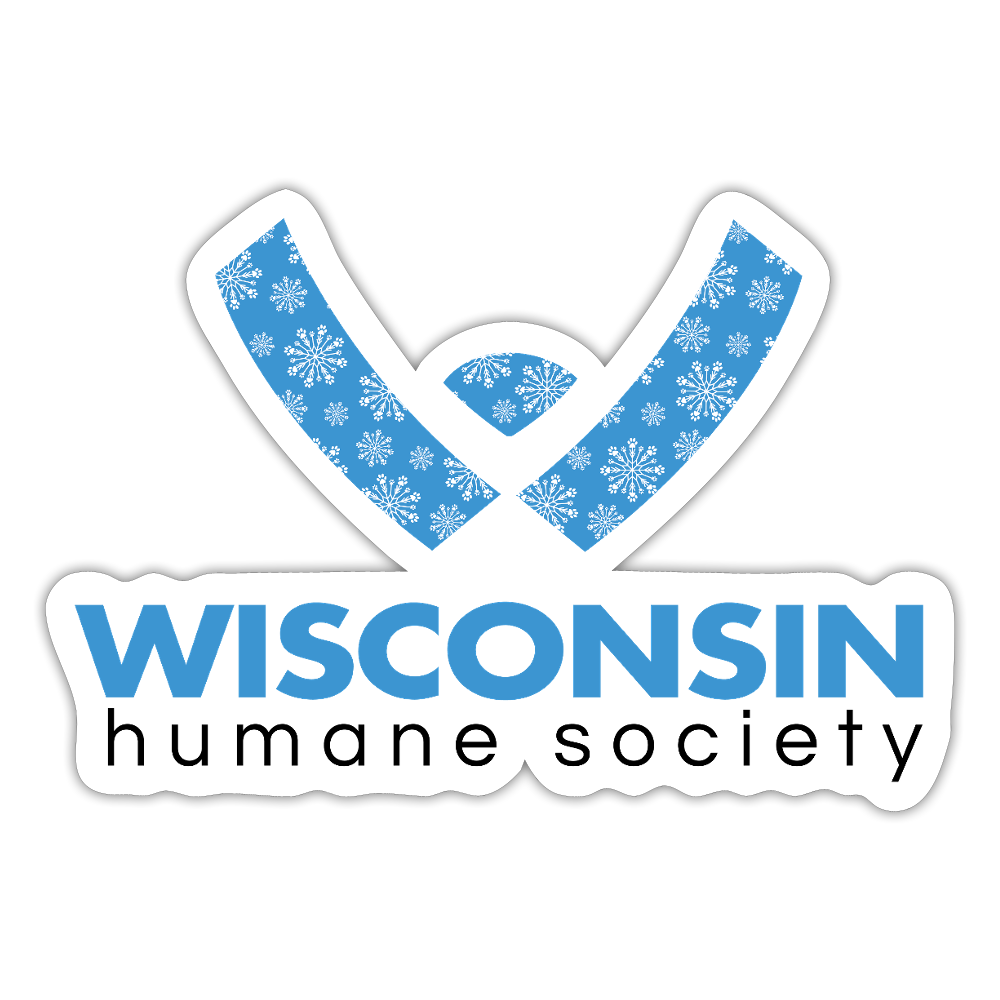 WHS Snow Logo Sticker - white matte