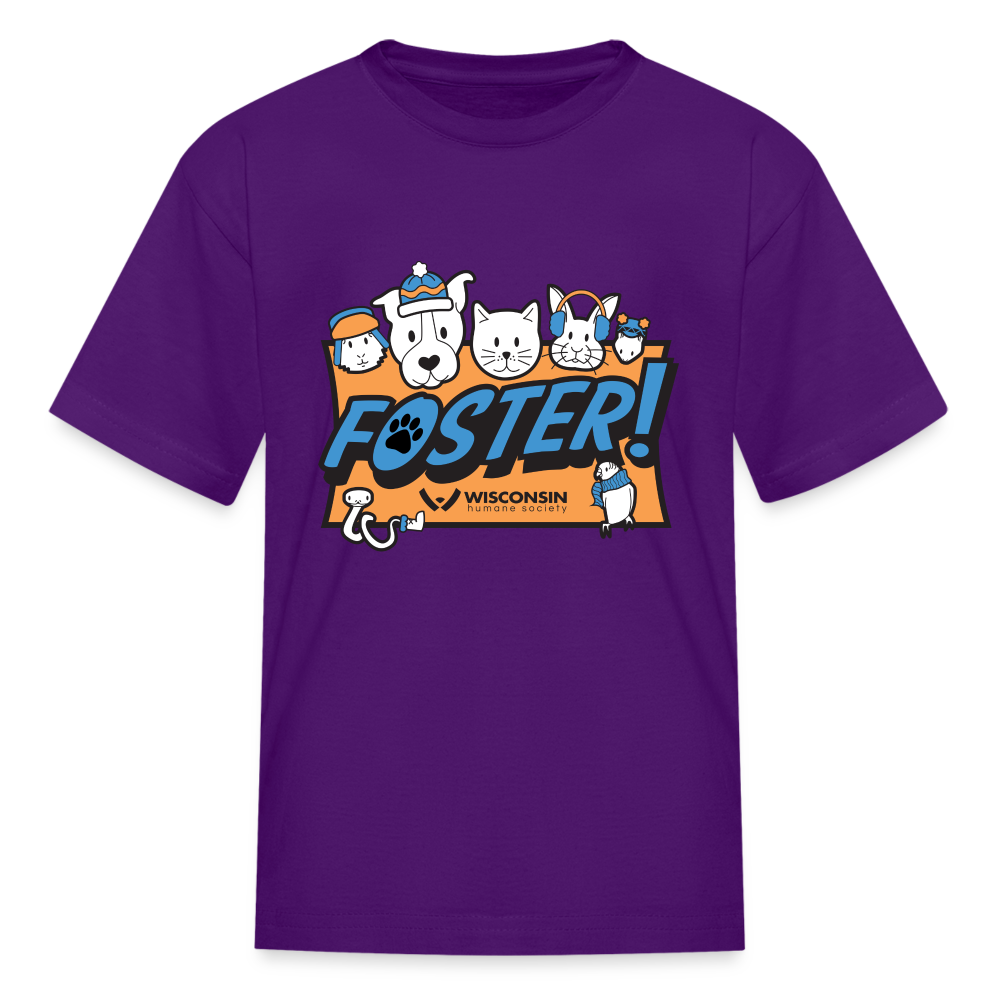 
                  
                    Foster Winter Logo Kids' T-Shirt - purple
                  
                