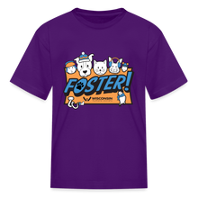 Load image into Gallery viewer, Foster Winter Logo Kids&#39; T-Shirt - purple