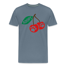 Load image into Gallery viewer, Door County Cherries Classic Premium T-Shirt - steel blue