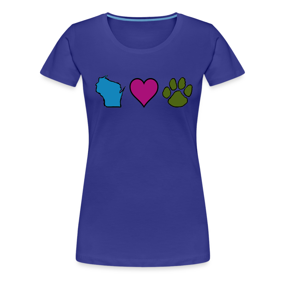 
                  
                    WI Loves Pets Contoured Premium T-Shirt - royal blue
                  
                