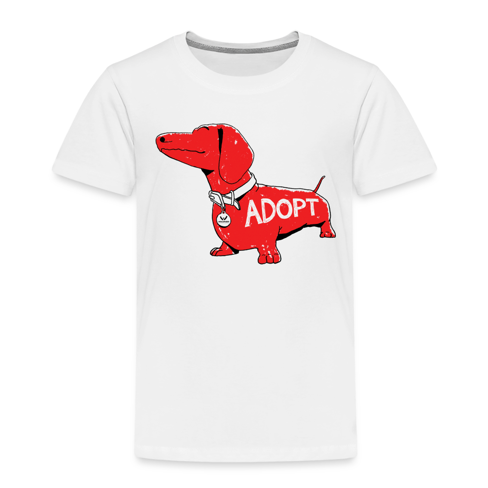 
                  
                    "Big Red Dog" Toddler Premium T-Shirt - white
                  
                