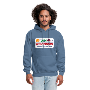 WHS License Plate Hoodie - denim blue