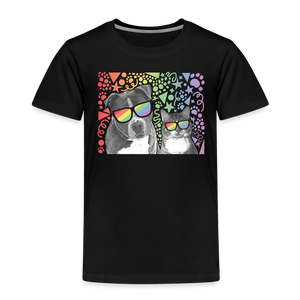 Pride Party Toddler Premium T-Shirt - black