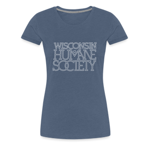 WHS 1987 Logo Contoured Premium T-Shirt - heather blue