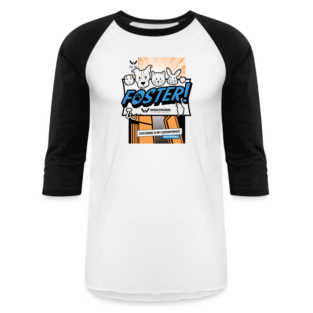 
                  
                    Foster Comic Baseball T-Shirt - white/black
                  
                