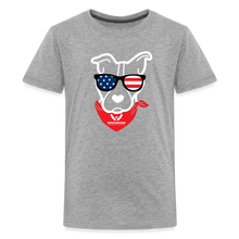 Load image into Gallery viewer, USA Dog Kids&#39; Premium T-Shirt - heather gray