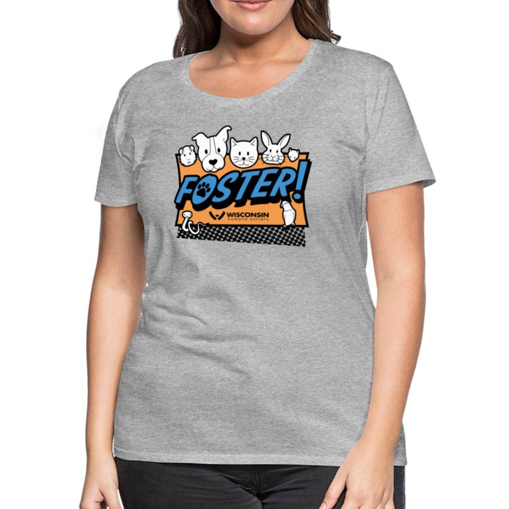 
                  
                    Foster Logo Contoured Premium T-Shirt - heather gray
                  
                