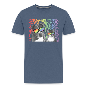 Pride Party Kids' Premium T-Shirt - heather blue