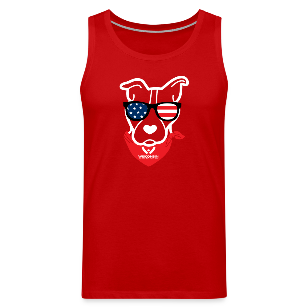 
                  
                    USA Dog Classic Premium Tank - red
                  
                