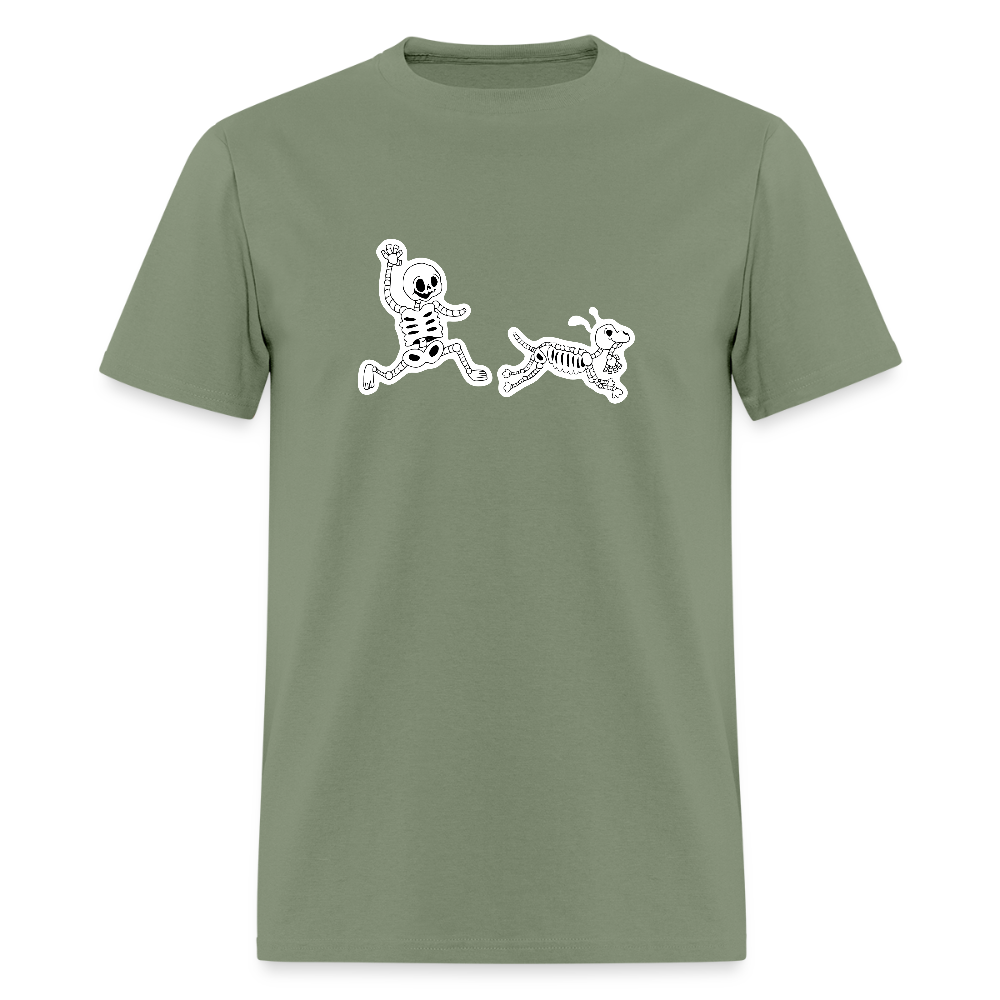 
                  
                    Skeleton Friends Classic T-Shirt - military green
                  
                