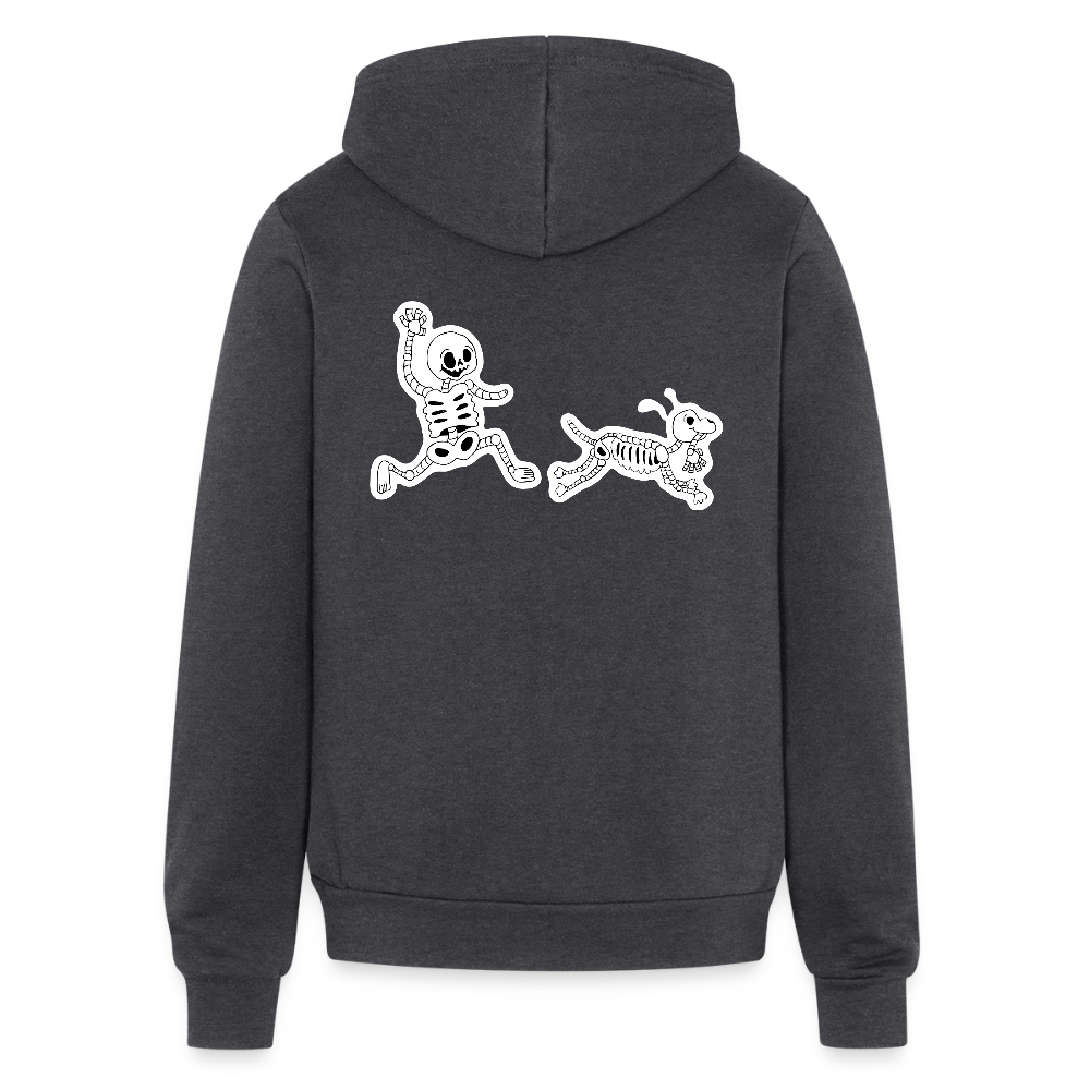 
                  
                    Skeleton Friends Bella + Canvas Unisex Full Zip Hoodie - charcoal grey
                  
                