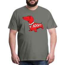 Load image into Gallery viewer, &quot;Big Red Dog&quot; Classic Premium T-Shirt - asphalt gray