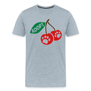 Door County Cherries Classic Premium T-Shirt - heather ice blue