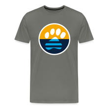 Load image into Gallery viewer, MKE Flag Paw Classic Premium T-Shirt - asphalt gray