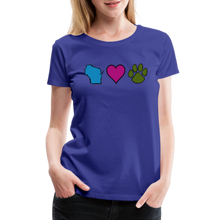 Load image into Gallery viewer, WI Loves Pets Contoured Premium T-Shirt - royal blue