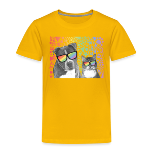 Pride Party Toddler Premium T-Shirt - sun yellow