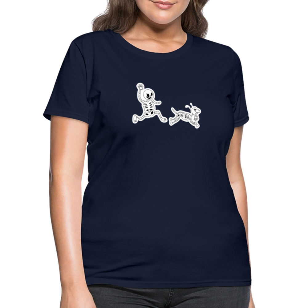 
                  
                    Skeleton Friends Contoured T-Shirt - navy
                  
                
