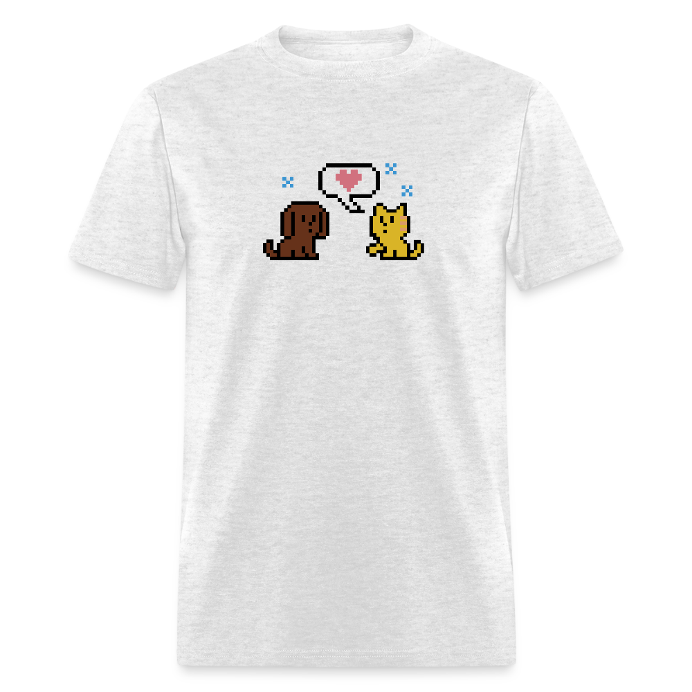 
                  
                    8-Bit Dog & Cat Classic T-Shirt - light heather gray
                  
                