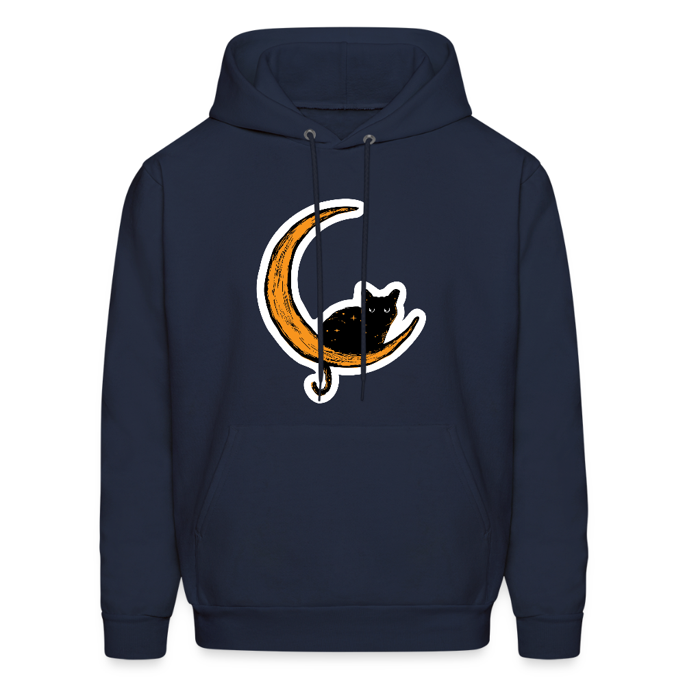 Moon Cat Hoodie - navy