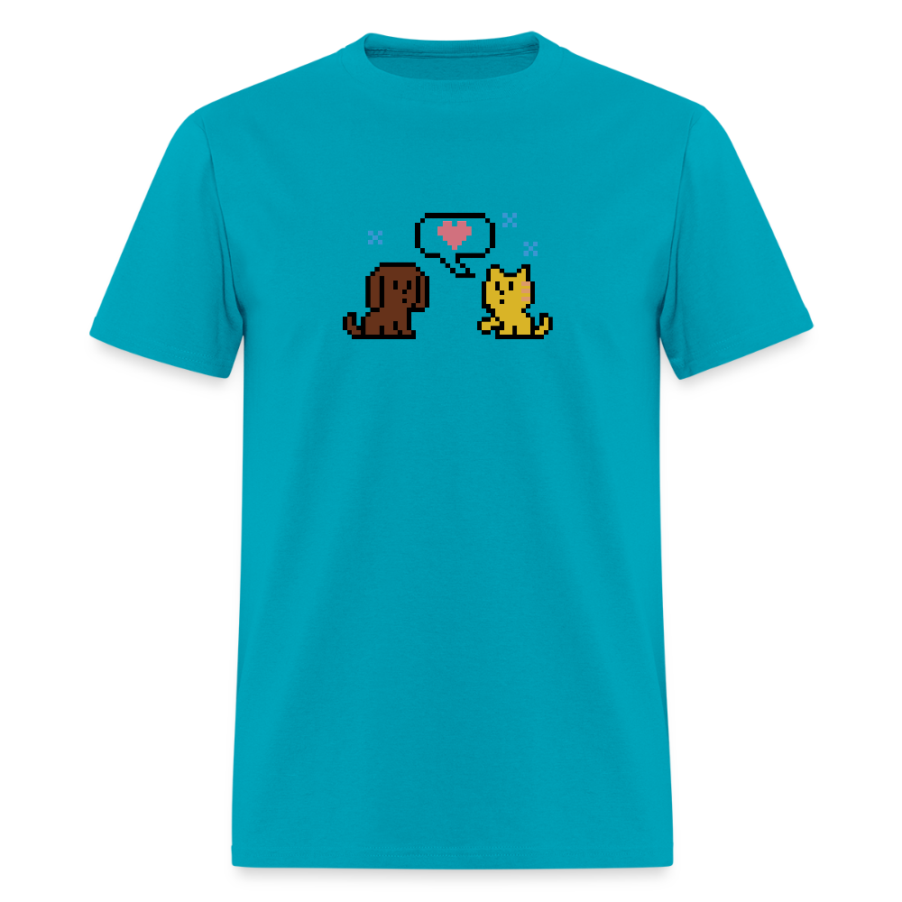 
                  
                    8-Bit Dog & Cat Classic T-Shirt - turquoise
                  
                