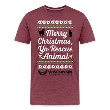 Load image into Gallery viewer, Ya Rescue Animal Classic Premium T-Shirt - heather burgundy