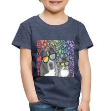 Load image into Gallery viewer, Pride Party Toddler Premium T-Shirt - heather blue