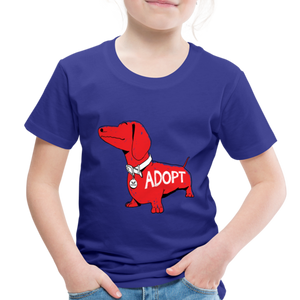 "Big Red Dog" Toddler Premium T-Shirt - royal blue