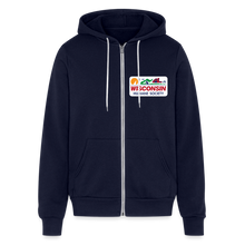 Load image into Gallery viewer, WHS License Plate Bella + Canvas Unisex Full Zip Hoodie - navy