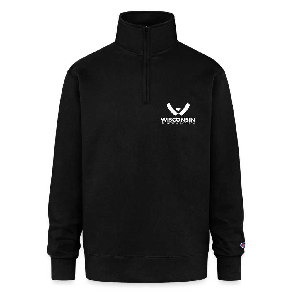 
                  
                    WHS Logo Champion Unisex 1/4 Zip Pullover Sweatshirt - black
                  
                