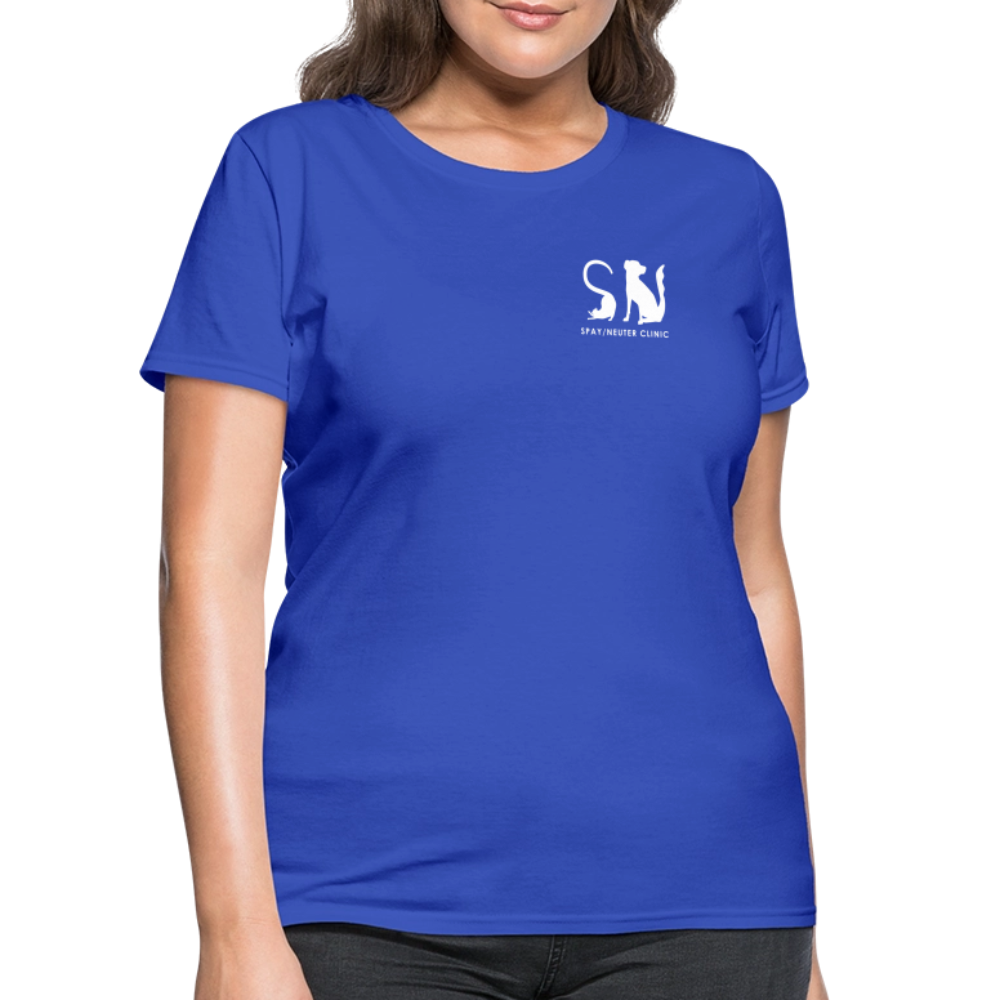 
                  
                    Spay/Neuter Clinic Contoured T-Shirt - royal blue
                  
                