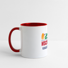 Load image into Gallery viewer, WHS License Plate Panoramic Mug - white/red