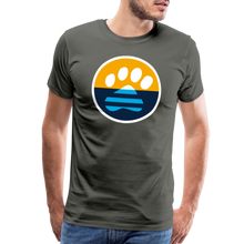 Load image into Gallery viewer, MKE Flag Paw Classic Premium T-Shirt - asphalt gray