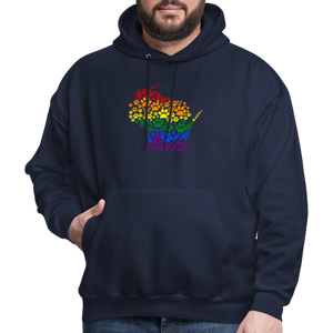 Pride Paws Classic Hoodie - navy