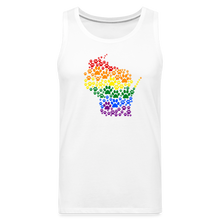 Load image into Gallery viewer, Pride Paws Premium Tank - white