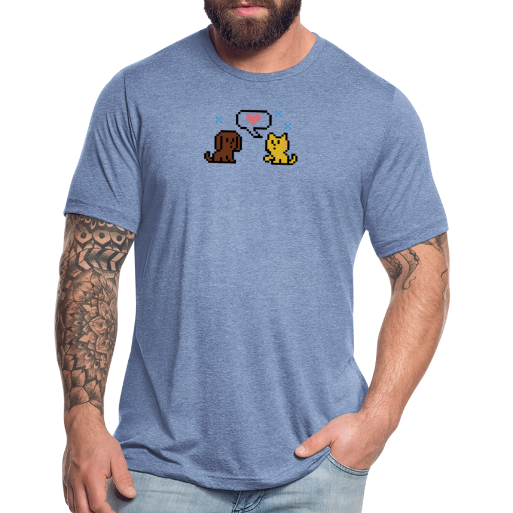 
                  
                    8-Bit Dog & Cat Tri-Blend T-Shirt - heather blue
                  
                