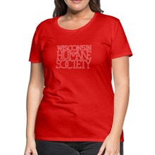 Load image into Gallery viewer, WHS 1987 Logo Contoured Premium T-Shirt - red