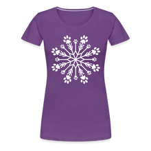 Load image into Gallery viewer, Paw Snowflake Premium T-Shirt - purple