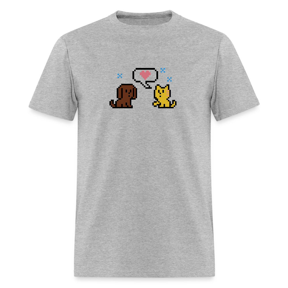 
                  
                    8-Bit Dog & Cat Classic T-Shirt - heather gray
                  
                