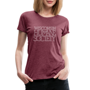 WHS 1987 Logo Contoured Premium T-Shirt - heather burgundy